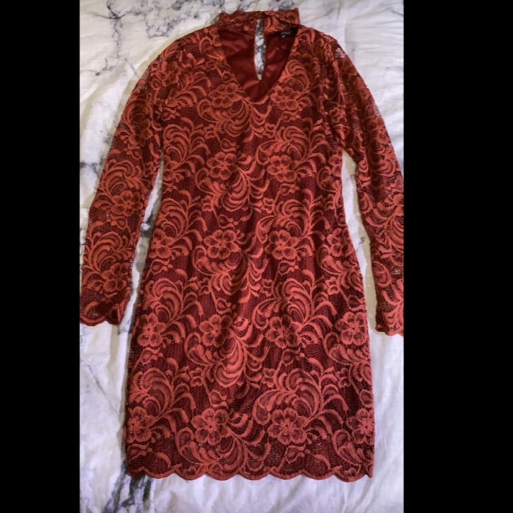 Burnt Orange Dress